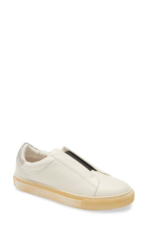 Chocolat Blu Nissa Slip-On Sneaker in White Leather