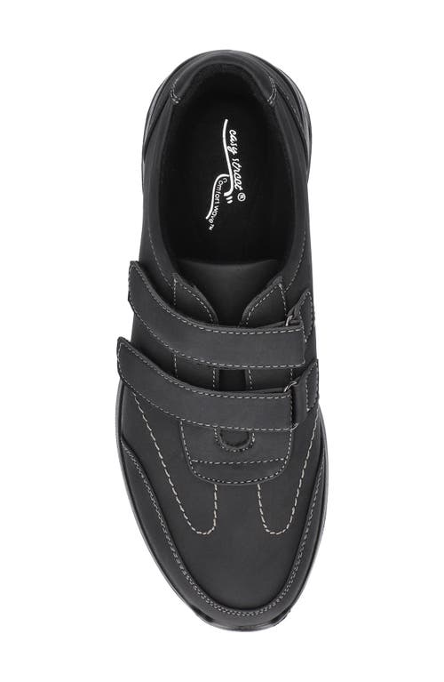 Shop Easy Street Sindy Strappy Sneaker In Black