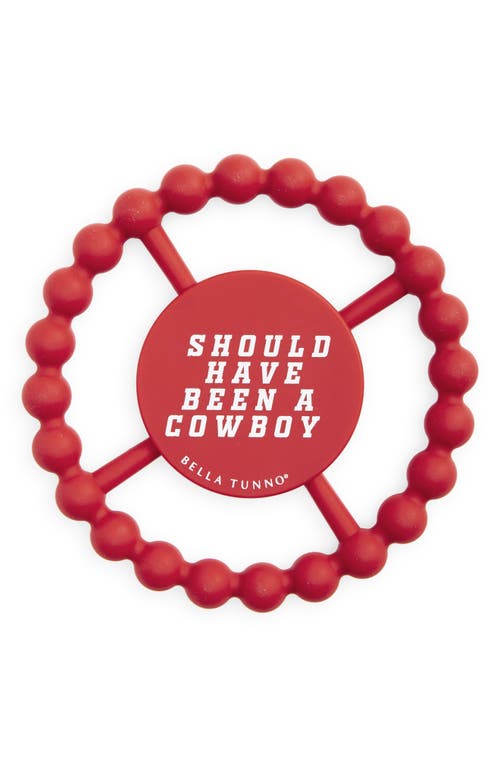 Bella Tunno Cowboy Teether in Red at Nordstrom