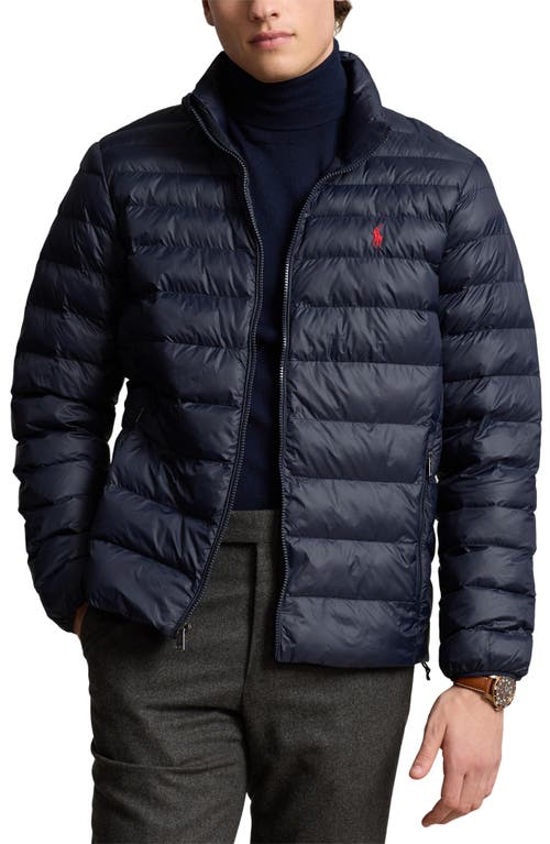 Shop Polo Ralph Lauren Packable Puffer Jacket In Collection Navy