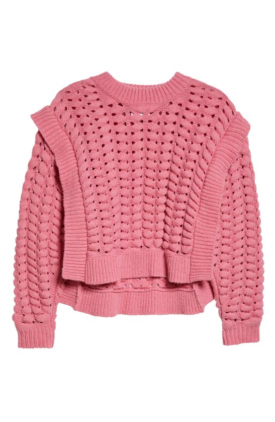 AKNVAS JULES OPEN KNIT SWEATER