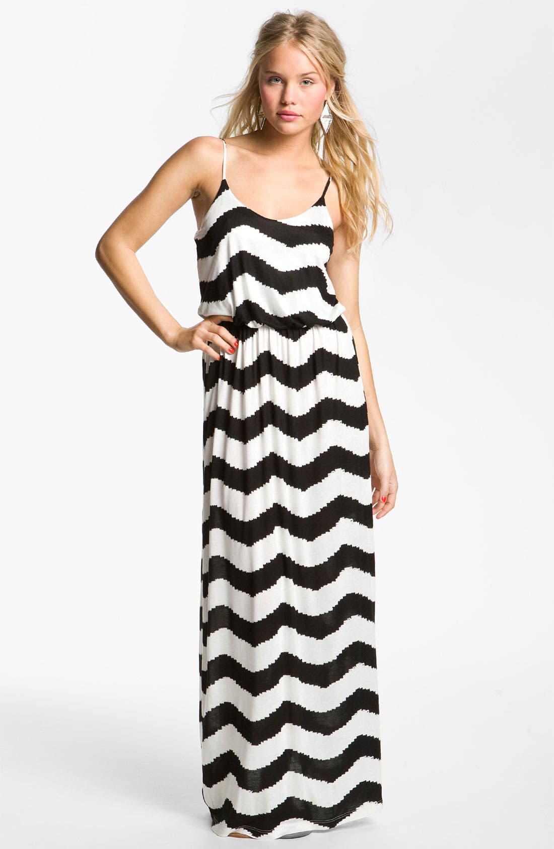 ALL IN FAVOR,
                            Knit Maxi Dress,
                            Main thumbnail 147, color,
                            003