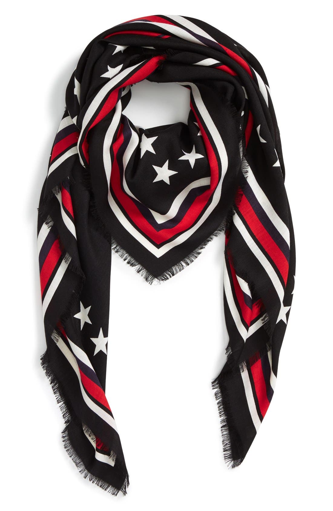 Givenchy '17' Wool & Silk Scarf Nordstrom