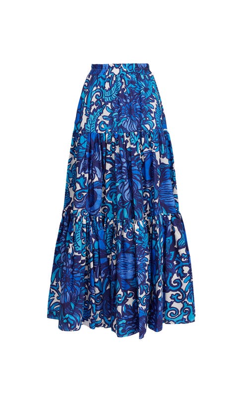 Shop La Doublej Big Skirt Anemone Blue