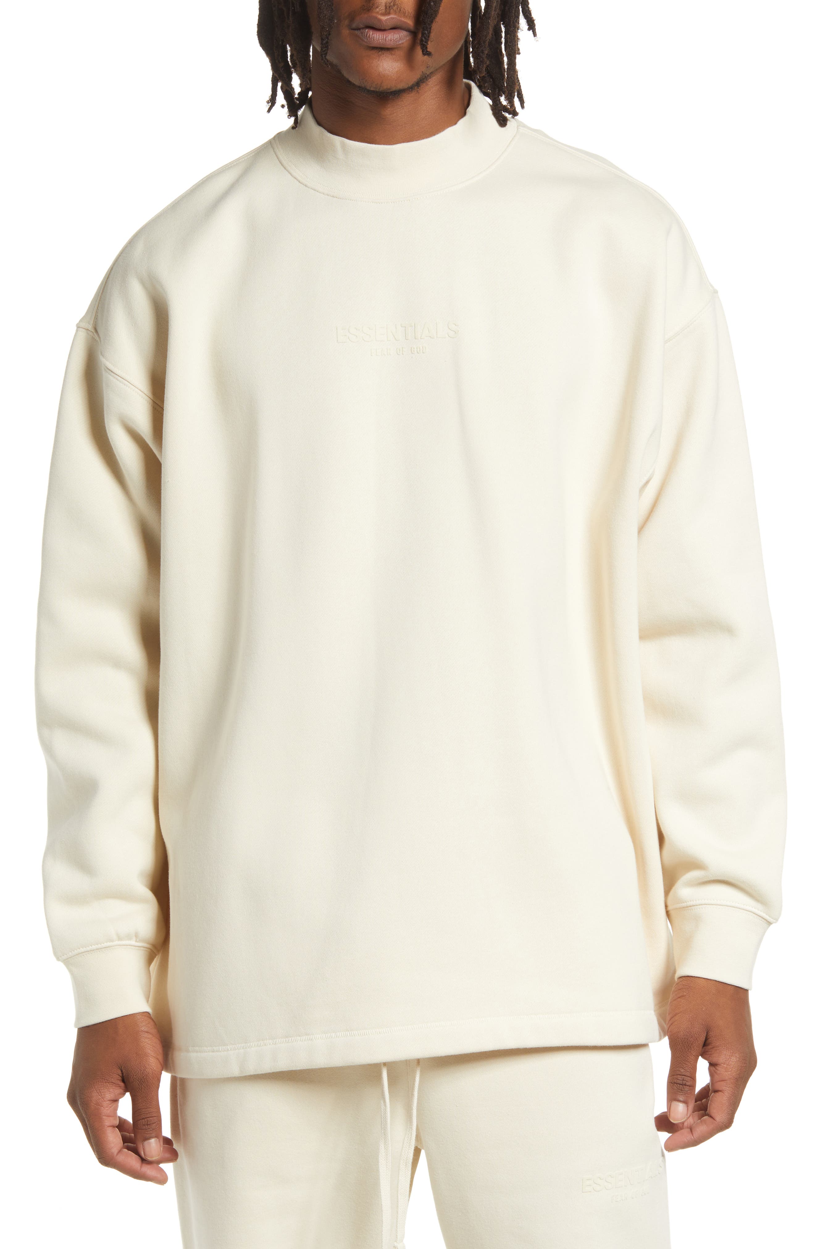 White Crewneck Sweatshirts for Men 