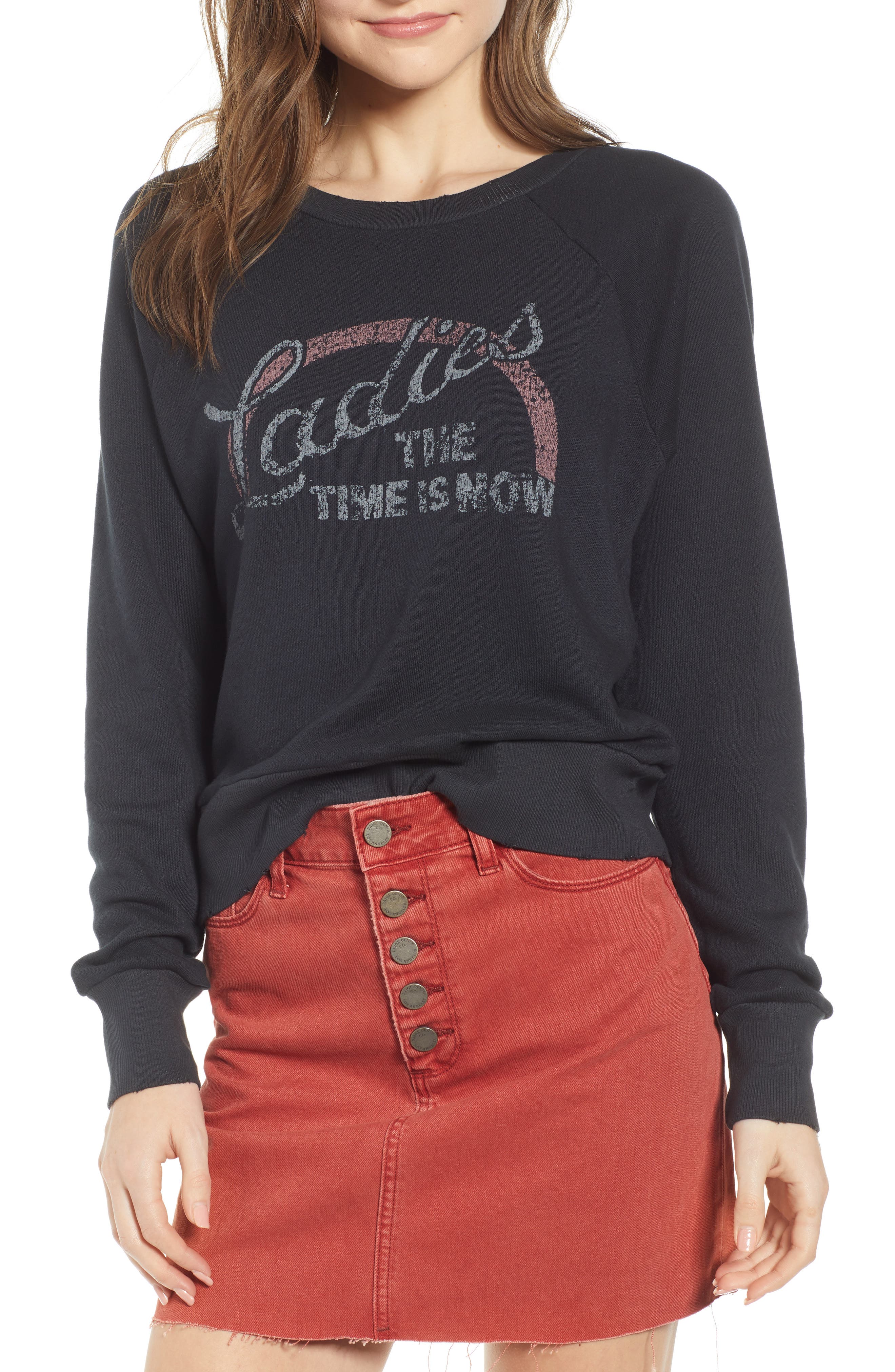 Paige Lizeth Sweatshirt, Black