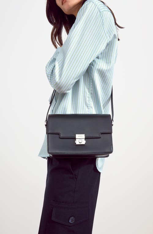 Shop We-ar4 The Retro Leather Crossbody Bag In Black