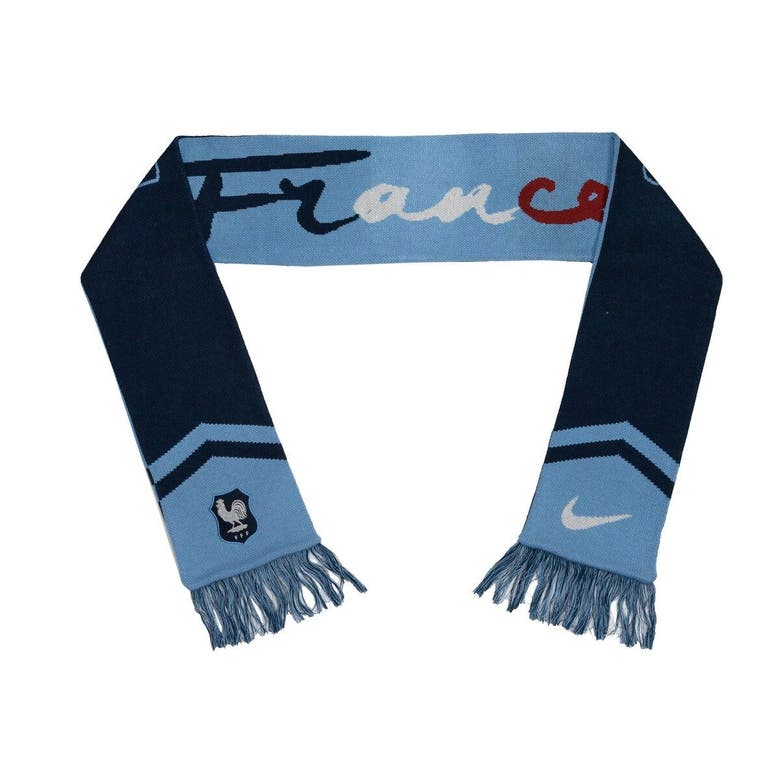 Shop Nike France National Team Local Verbiage Scarf In Navy