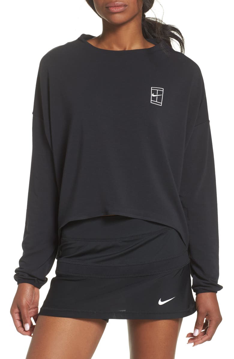 Prihod Svesten Prisedinyavane Nike Court Dri Fit Long Sleeve Tennis Top In Black White Rumdesertcamp Com Prihod Svesten Prisedinyavane Nike Court Dri Fit Long Sleeve Tennis Top In Black White Rumdesertcamp Com