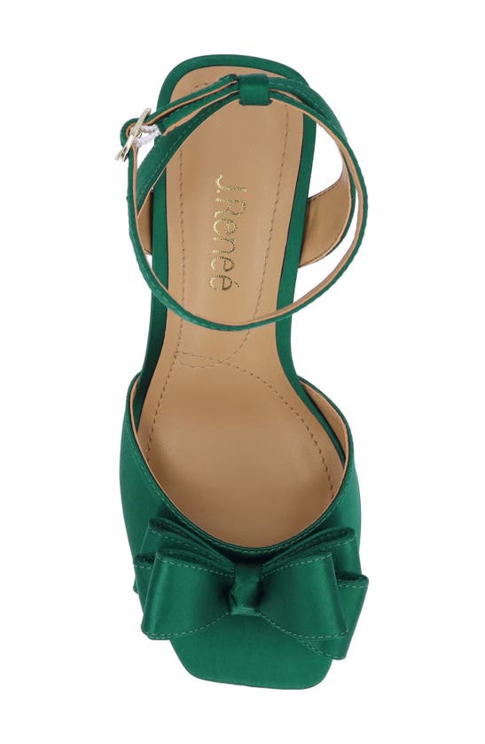 J. Reneé Nishia Ankle Strap Sandal In Emerald