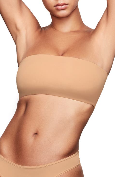 Authentic] SKIMS Fit Everybody Bandeau Bra in Clay, Women's