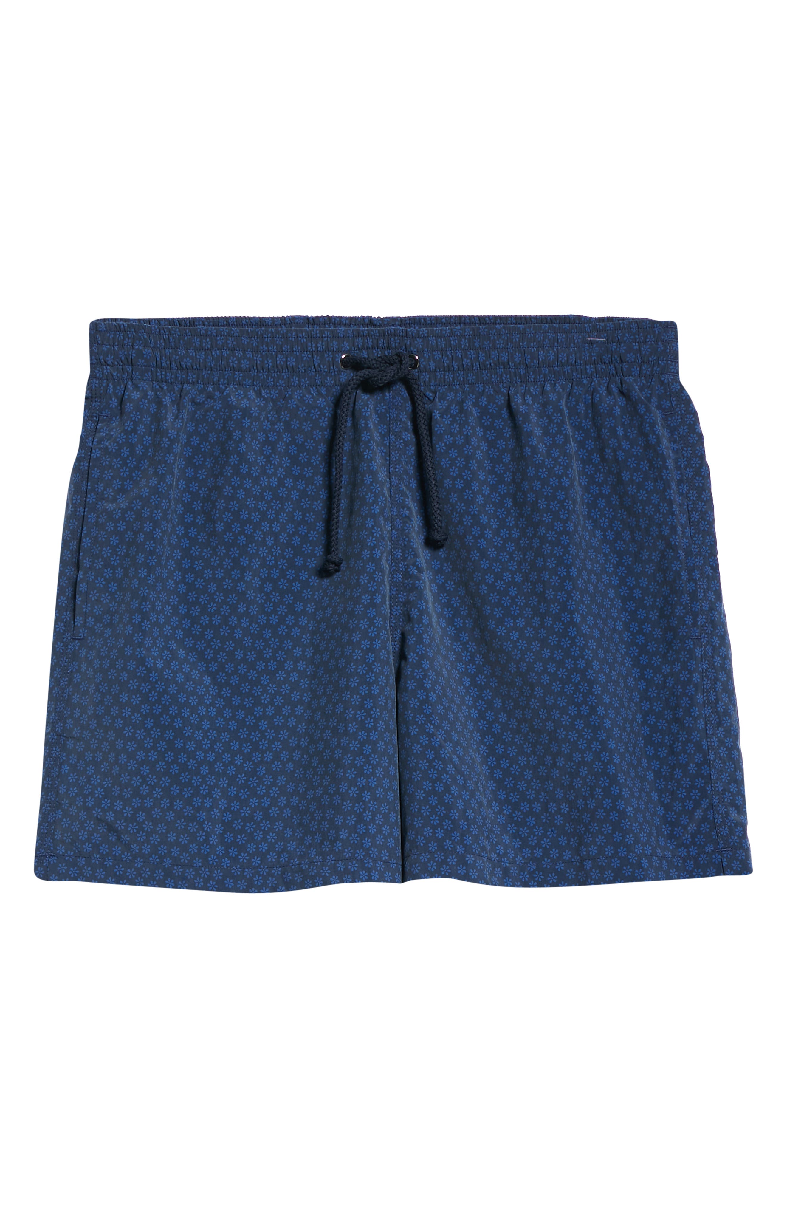 Canali Floral Swim Trunks in Navy
