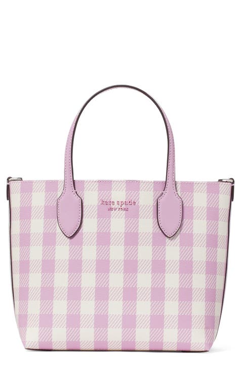 bleecker gingham print tote