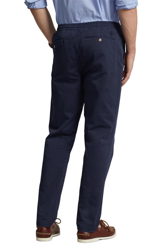 Polo Ralph Lauren Prepster Flat Front Twill Chino Pants Classic Oversized Fit In Navy In Nautical Ink