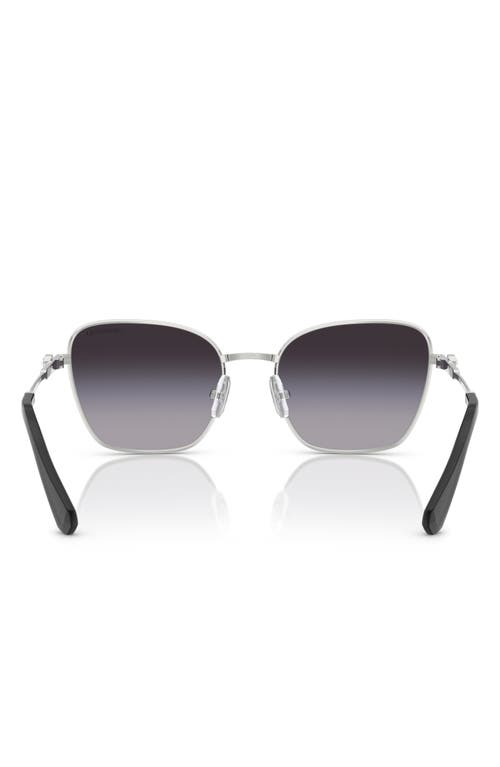 Swarovski 55mm Gradient Pilot Sunglasses In Grad Grey