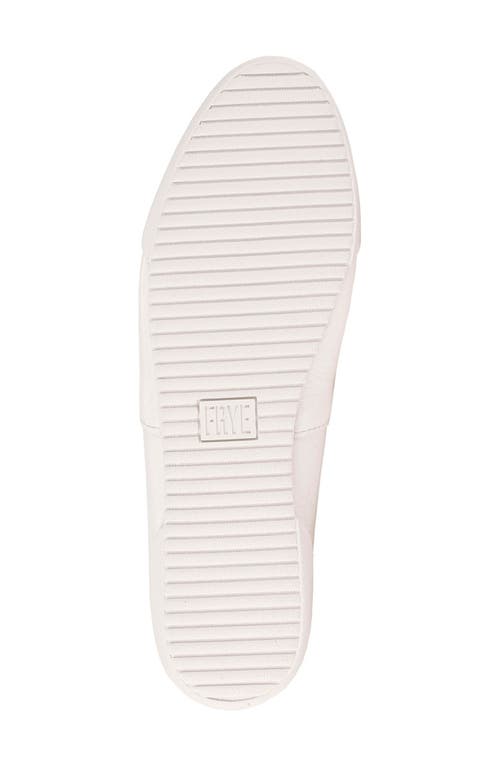 Shop Frye Melanie Slip-on Flat In White - Lyra