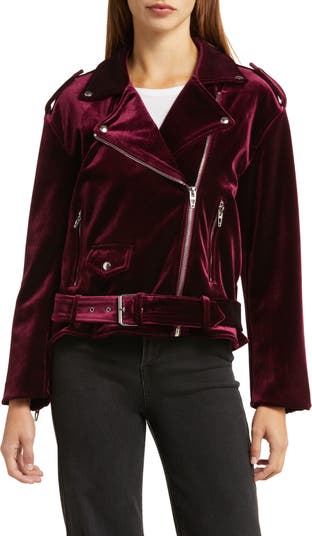 Velvet hotsell motorcycle jacket