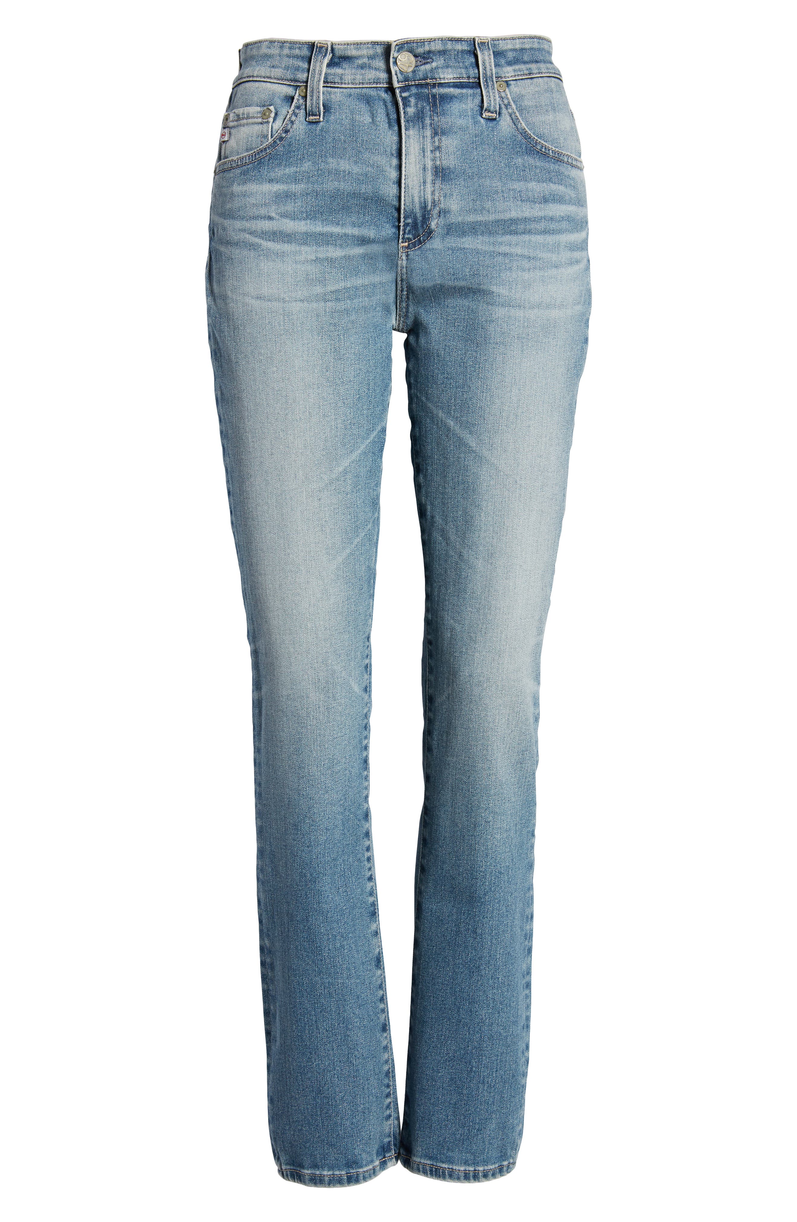 AG | Mari High Waist Slim Straight Leg Jeans | Nordstrom Rack