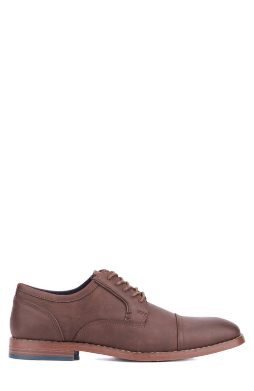Reserve Footwear Asher Cap Toe Derby In Brown
