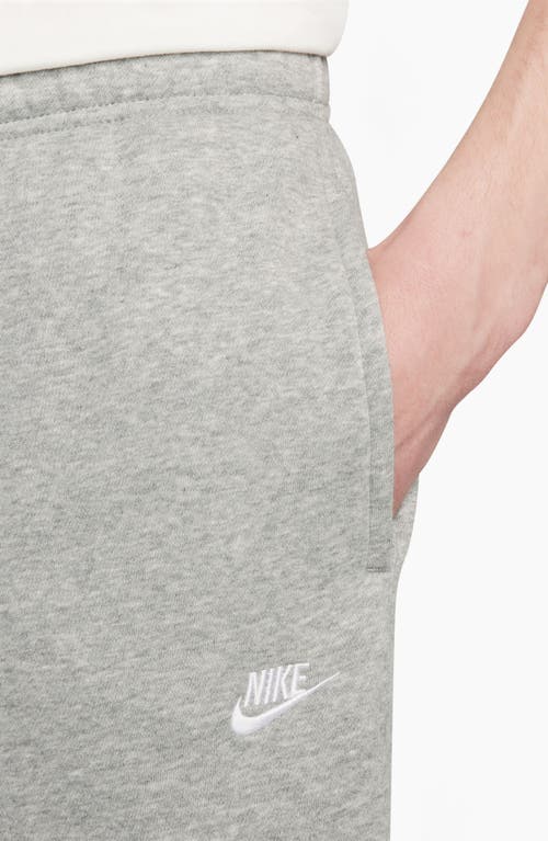 Shop Nike Club Fleece Bungie Pants In Grey Heather