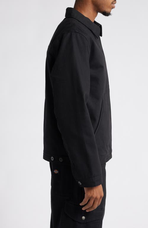 Shop Dickies Cotton Duck Canvas Jacket In Black