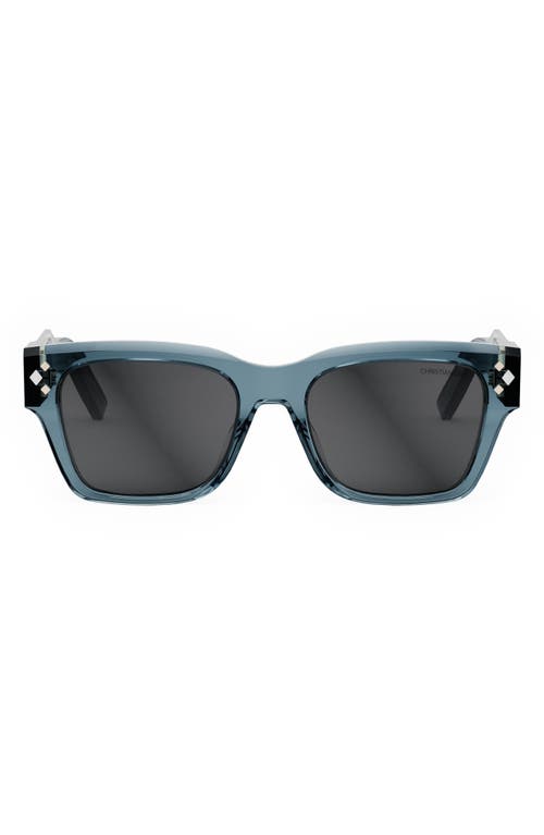 Dior Cd Diamond S2i 54mm Square Sunglasses In Black