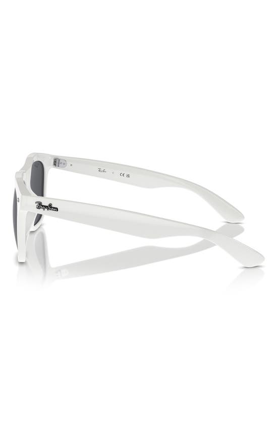 Ray Ban Square 57mm Sunglasses In White