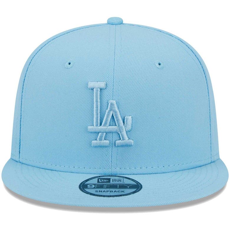 Los Angeles Dodgers New Era Spring Color Basic 9FIFTY Snapback Hat - Light  Blue