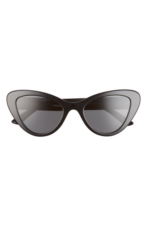 Prada 52mm Cat Eye Sunglasses in Black at Nordstrom