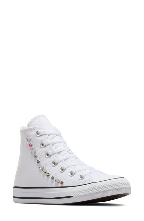 Converse Chuck Taylor® All Star® High Top Sneaker In White/black/white