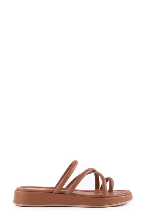 Shop Seychelles Rule The World Platform Wedge Slide Sandal In Tan