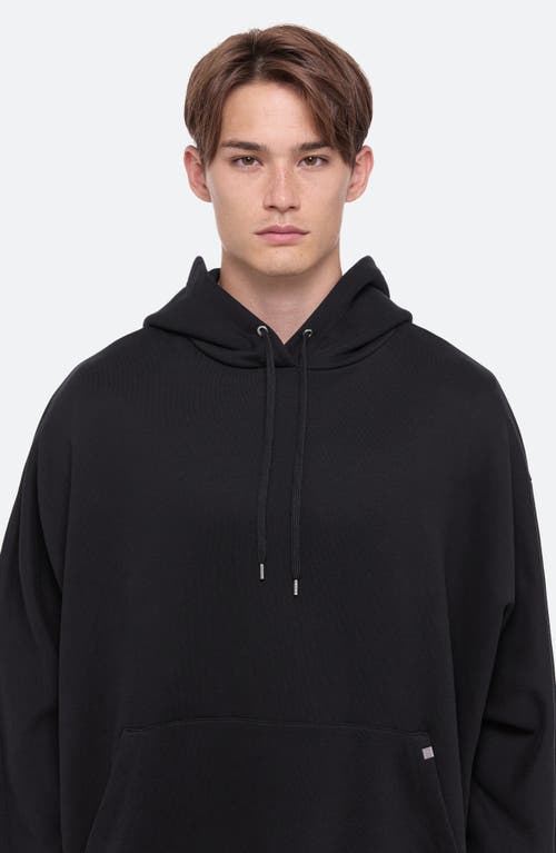 Shop Helmut Lang Oversize Mega Zip Hoodie In Black