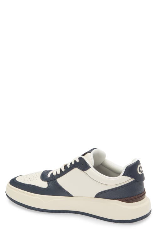 Shop Cole Haan Grandpro Crossover Sneaker In Ivory/blueberry