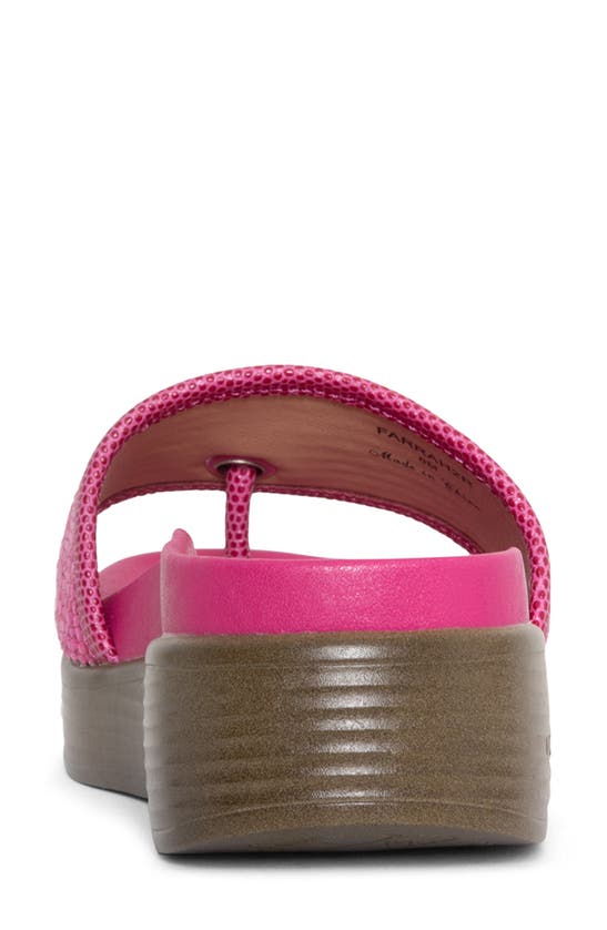 Shop Donald Pliner Farrah Platform Sandal In Magenta