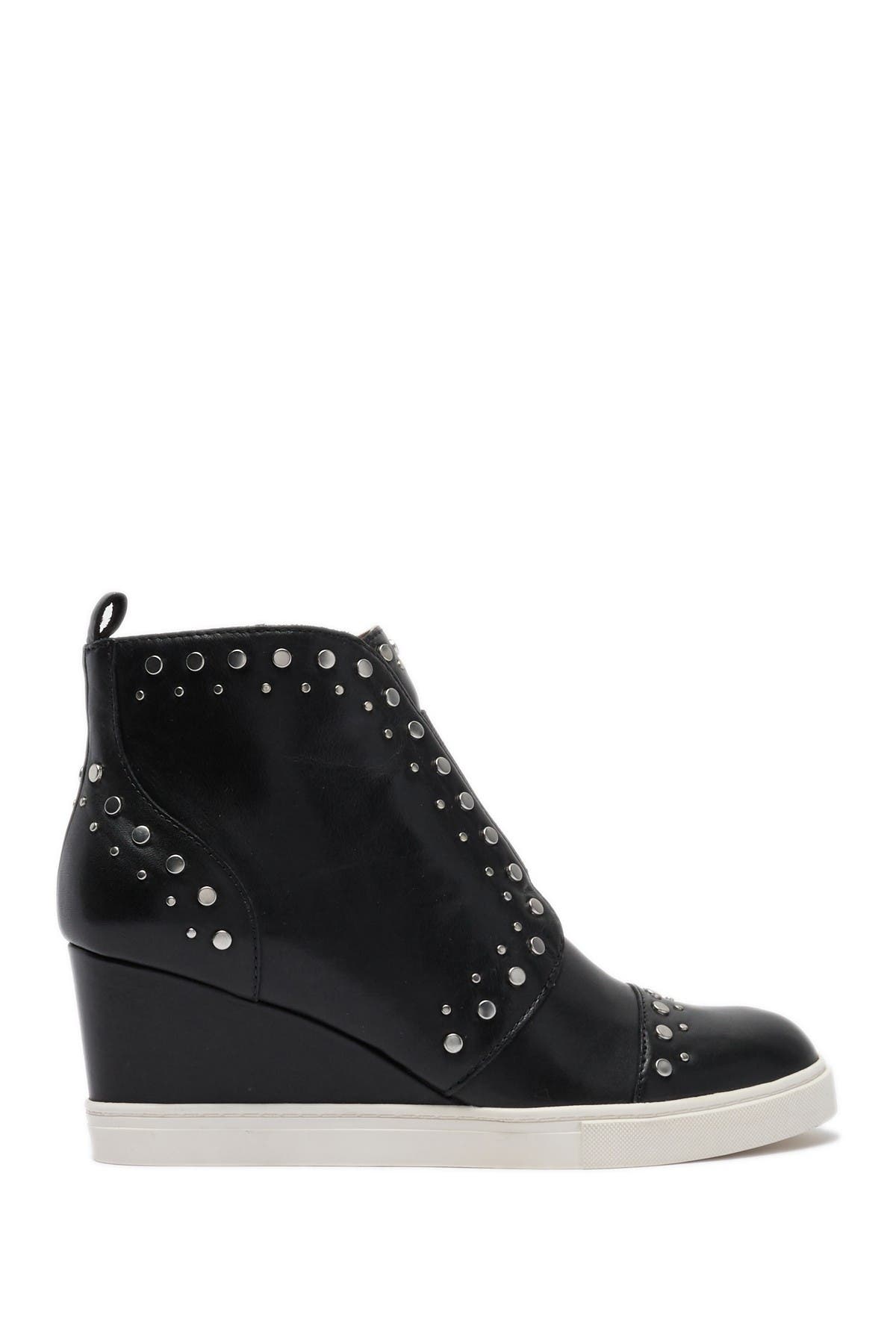 linea paolo fallon studded wedge sneaker