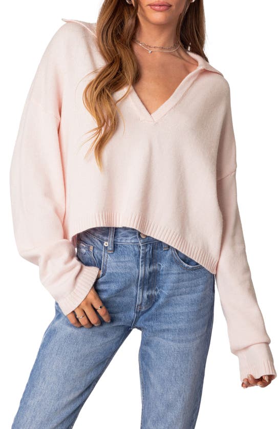 EDIKTED EDIKTED MARCIE OVERSIZE CROP SWEATER