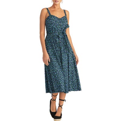 Rachel Rachel Roy Print Fit & Flare Sundress, Blue