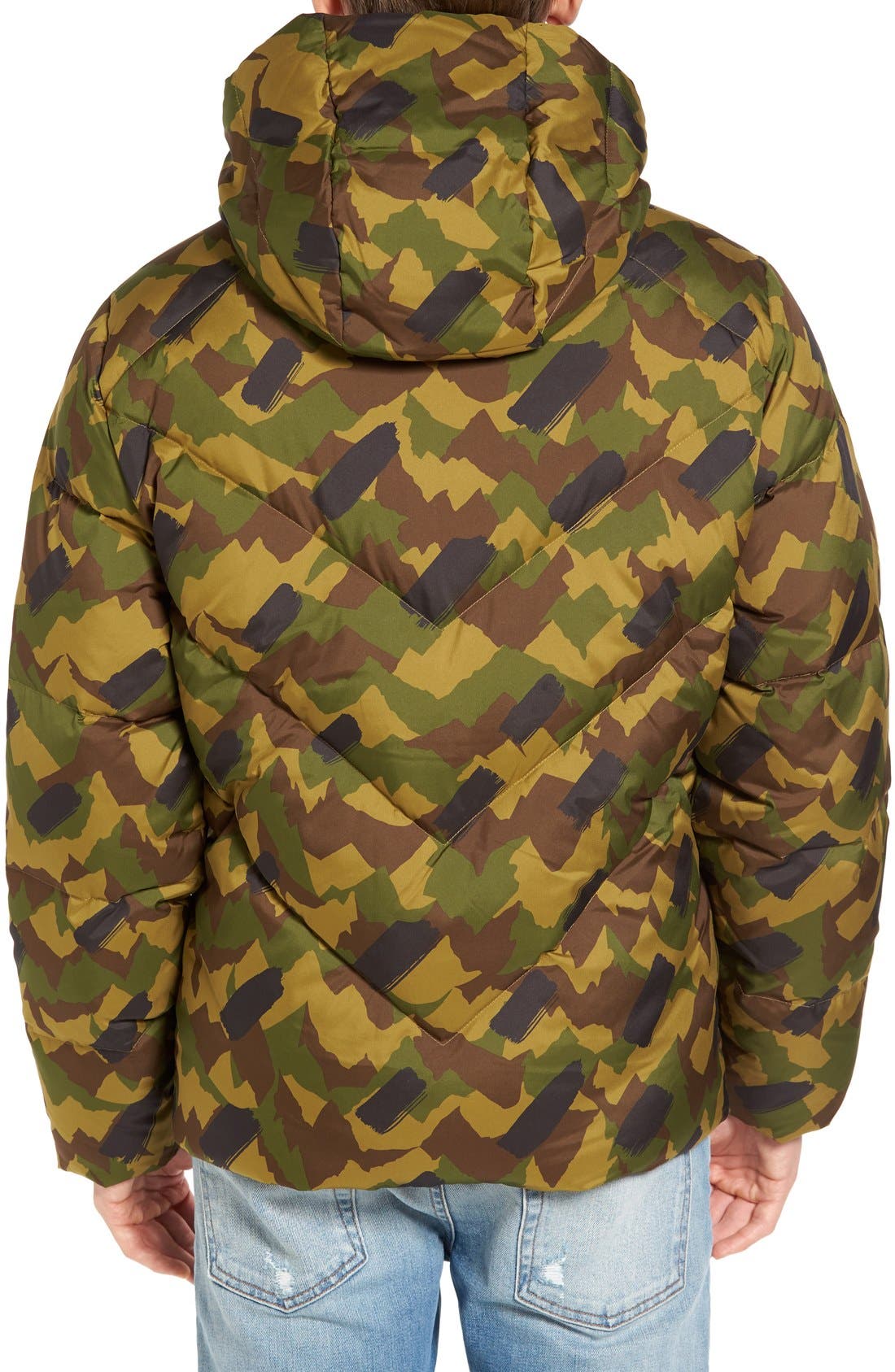 Lacoste L!VE Quilted Camo Jacket 