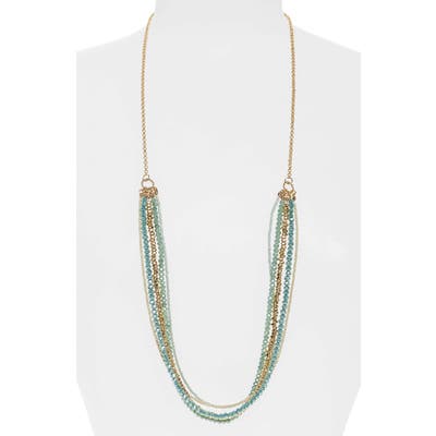 Stella + Ruby Beaded Multistrand Necklace