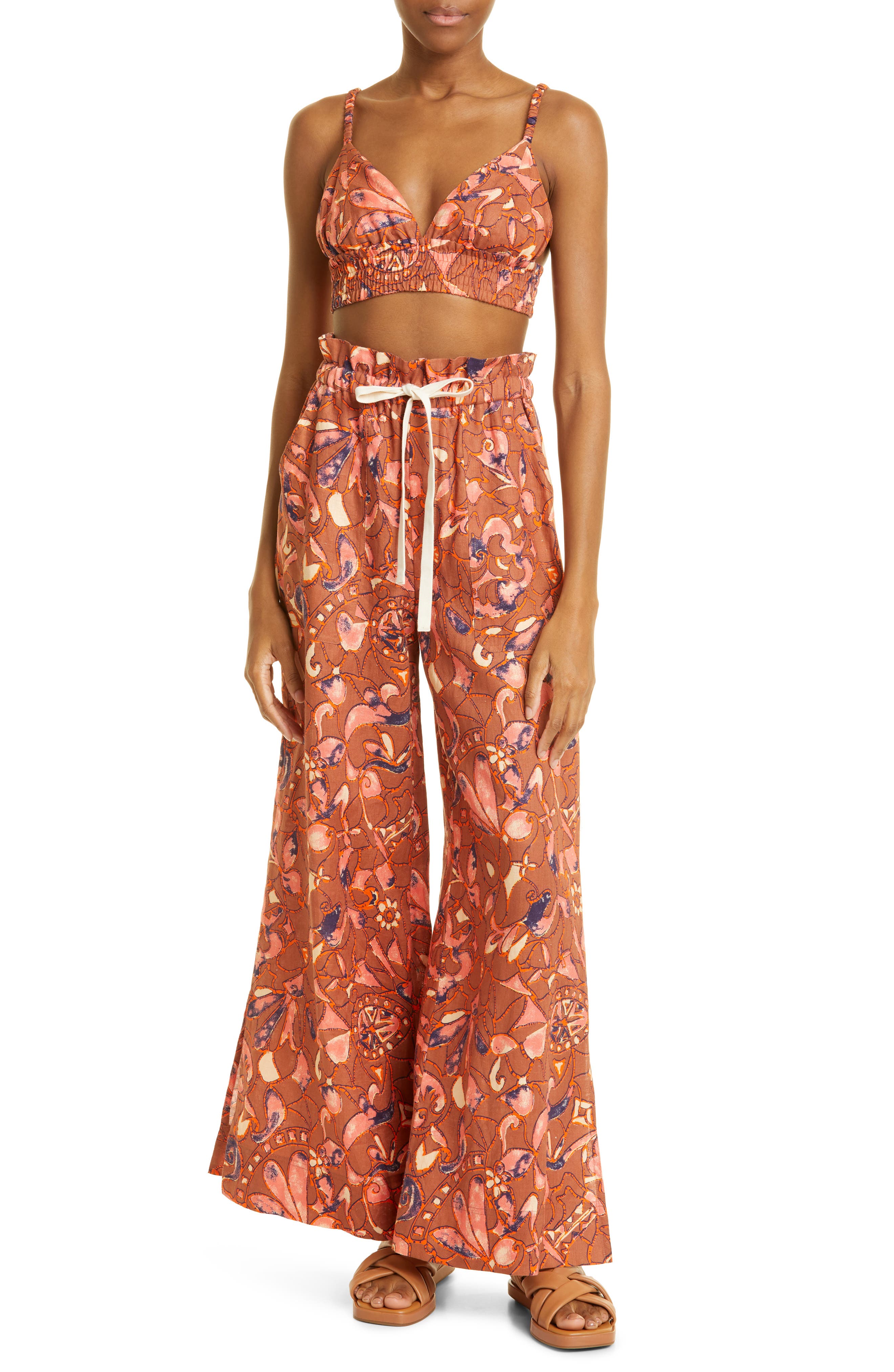 A.L.C. Naia Linen Pants | Nordstrom