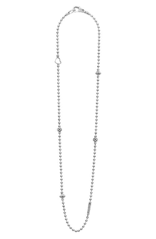 LAGOS Caviar Icon Elements Necklace in Silver at Nordstrom