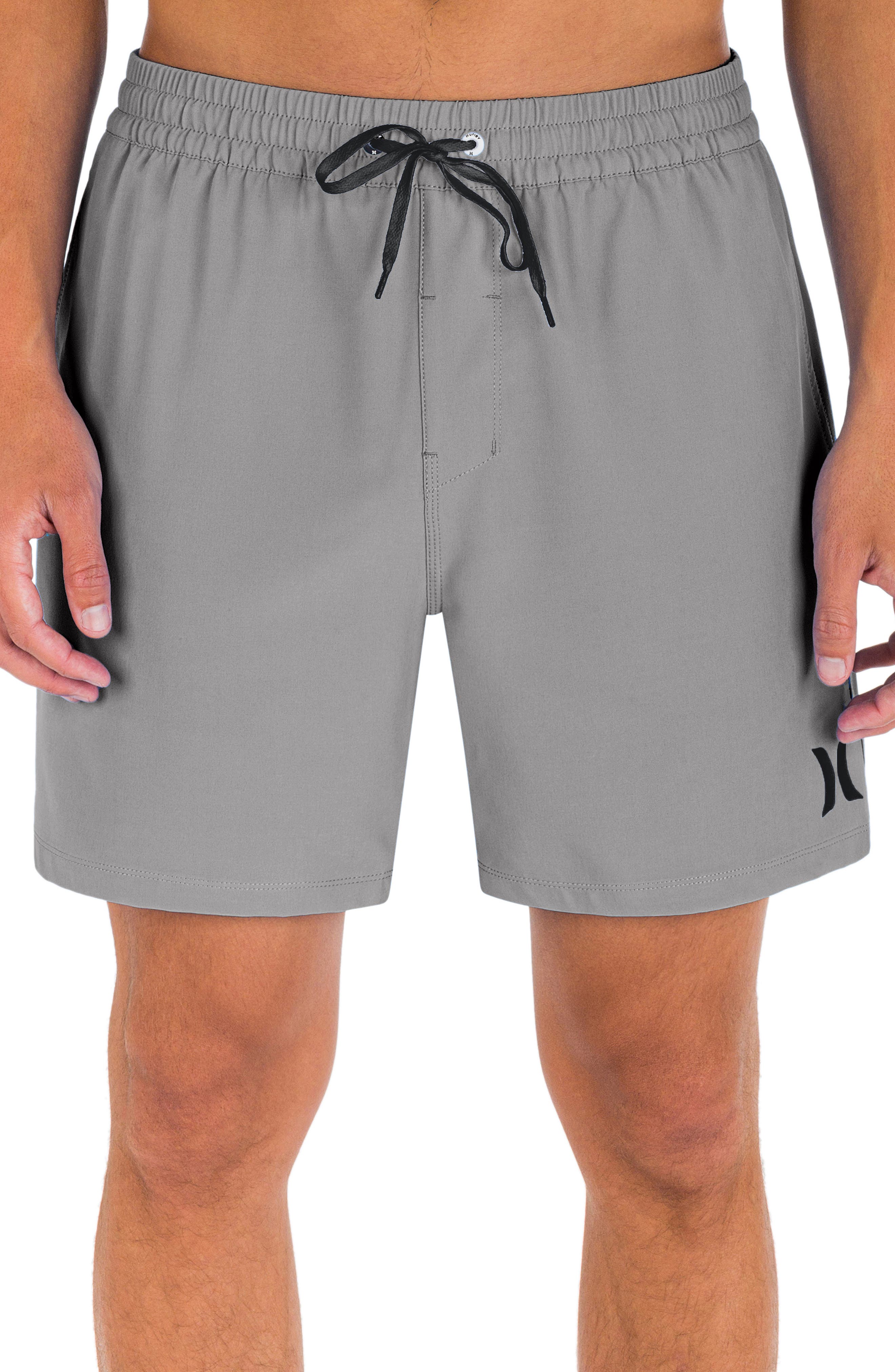 gray swim trunks