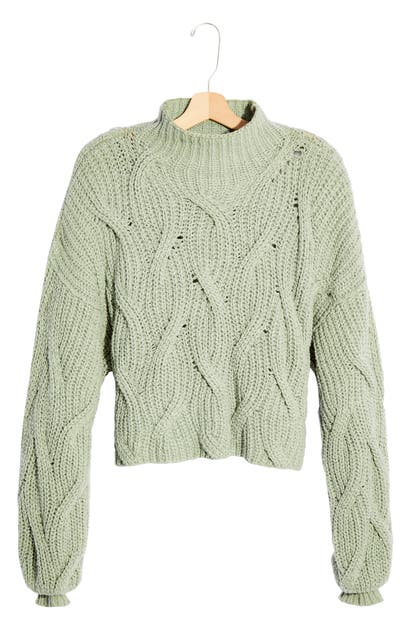 FREE PEOPLE SEASONS CHANGE FUNNEL NECK SWEATER