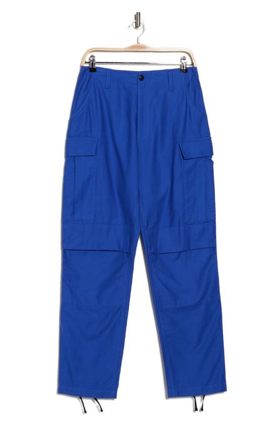 Shop Rag & Bone Sands Cotton Twill Cargo Pants In Bright Blue
