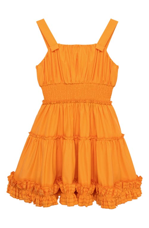 Habitual Kids Kids' Ruffle Smocked Waist Fit & Flare Dress at Nordstrom