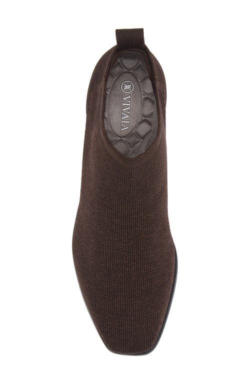 Shop Vivaia Ryan Pro Water Resistant Stretch Bootie In Dk. Chocolate