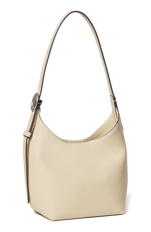 Oryany Egg Leather Shoulder Bag In Butter Cream