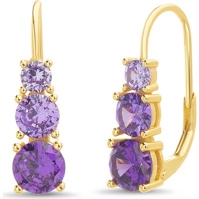 Lesa Michele Cubic Zirconia Drop Earrings