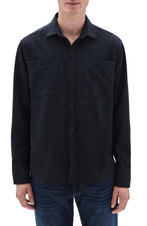 Radville Donegal Tweed Button-Up Shirt