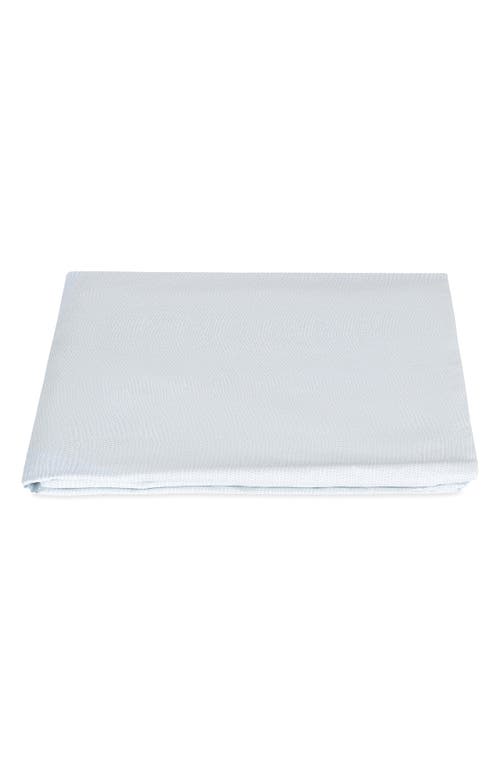 Matouk Jasper Cotton Sateen Fitted Sheet In Blue